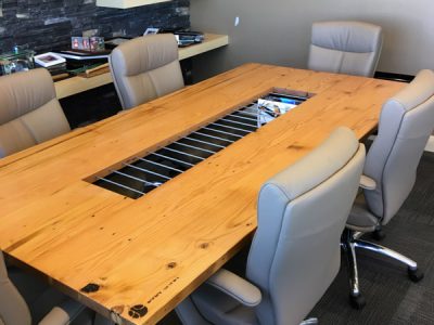 Custom Magazine Rack Office Meeting Conference Table