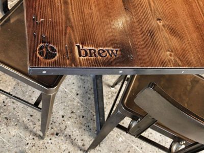 Brew Reclaimed Wood Tables Detail