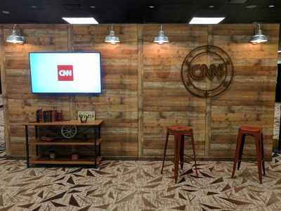 Custom CNN Tradeshow Signage