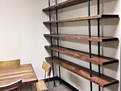 Reclaimed Fixtures Grain Designs, Reclaimed Wood And Pipe Shelving