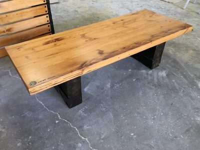 Reclaimed Wood Heavy Timber Coffee Table