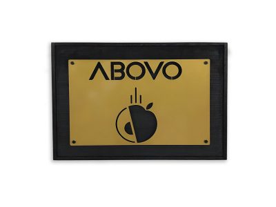 Custom-Business-Logo-Signage-Laser-Cut-Metal-Gold-and-Black-Wood-Unique-Modern-Business-Signage-Fargo
