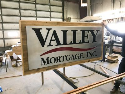 Custom Business Sign Mortgage Company Aluminum and Metal Sign