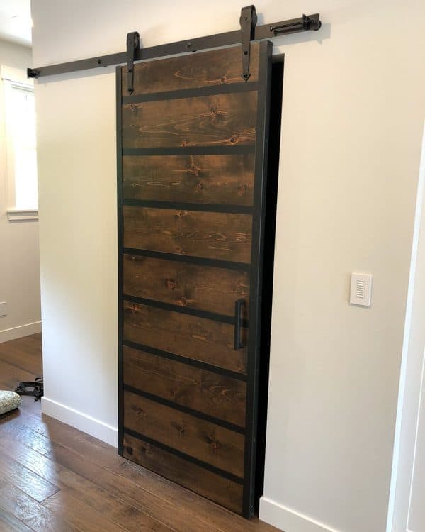 Reclaimed Wood Sliding Barn Doors, How To Build A Sliding Barn Door With Corrugated Metal